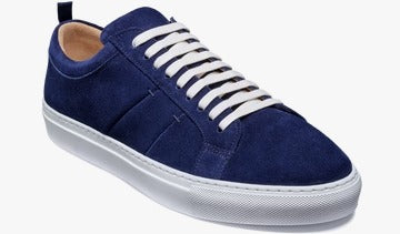 Barker Greg Sneaker - Navy Suede