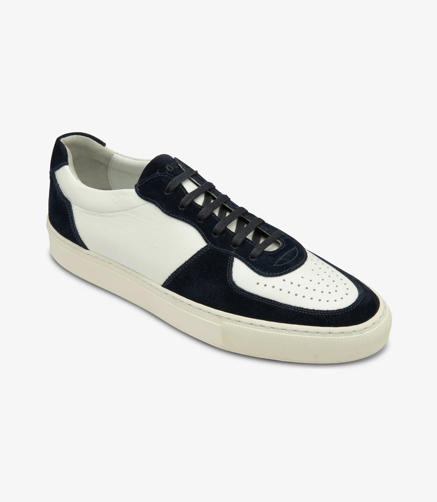 LOAKE Rush - Sneakers - White/Navy Suede