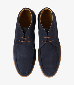 LOAKE Amalfi Desert Boot - Navy Suede