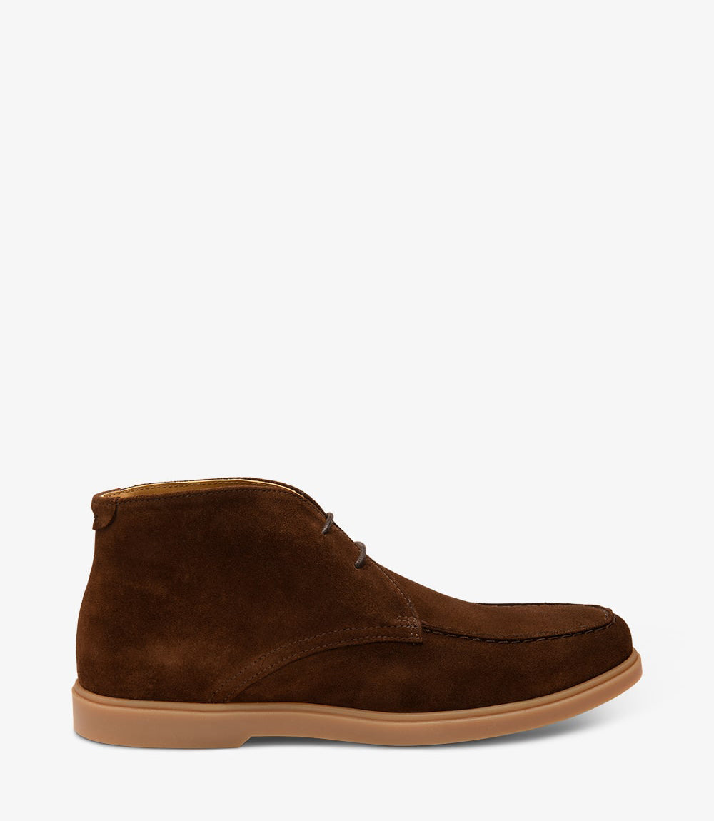 LOAKE Amalfi Desert Boot - Chocolate Suede